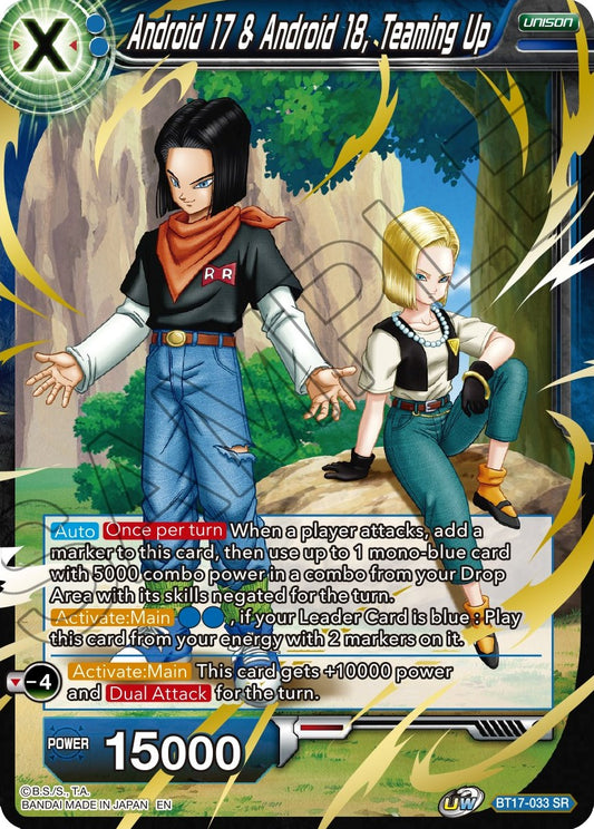 Android 17 & Android 18, Teaming Up - BT17-033 (Foil) Near Mint_Foil