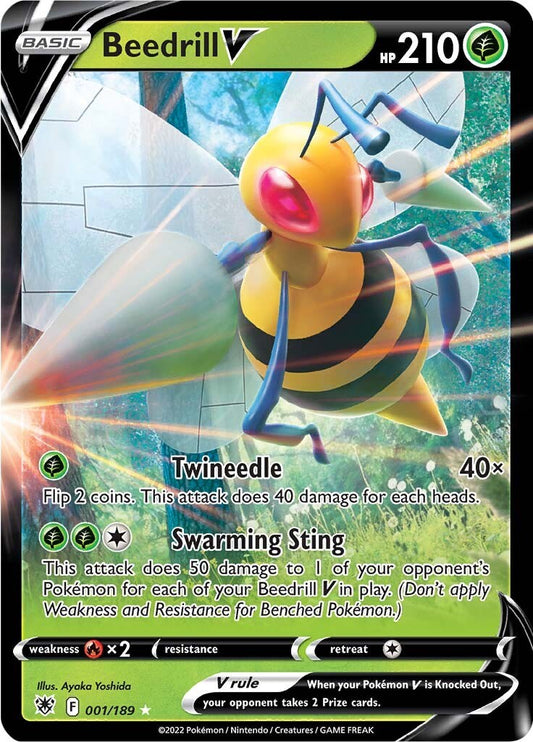 Beedrill V - 001/189 (Holo)