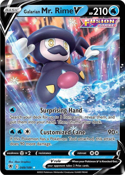 Galarian Mr. Rime V - 049/189 (Holo)
