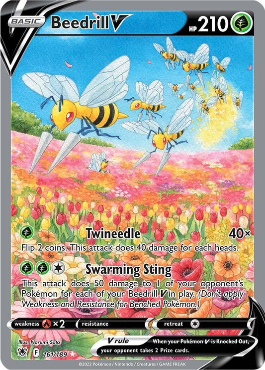 Beedrill V (Alternate Full Art) - 161/189 (Holo)