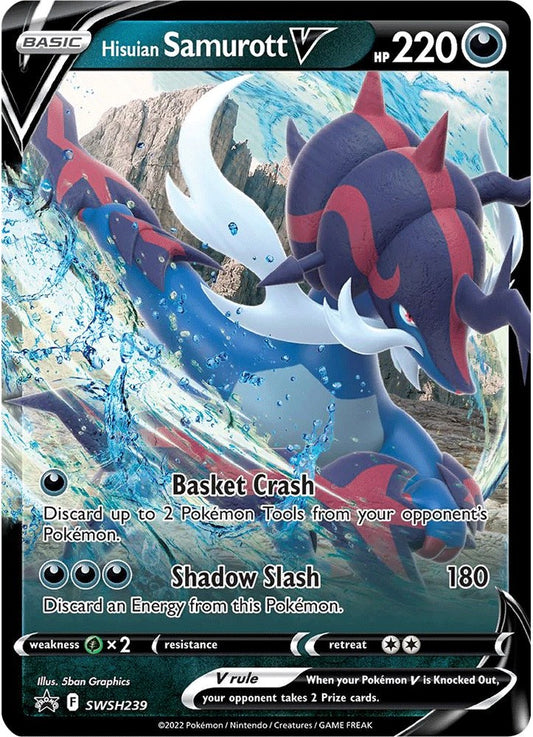 Hisuian Samurott V - SWSH239 - SWSH239 (Holo)