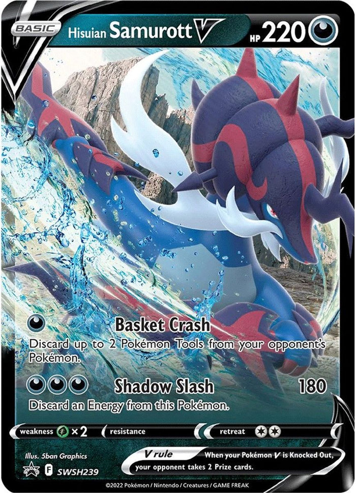 Hisuian Samurott V - SWSH239 - SWSH239 (Holo)