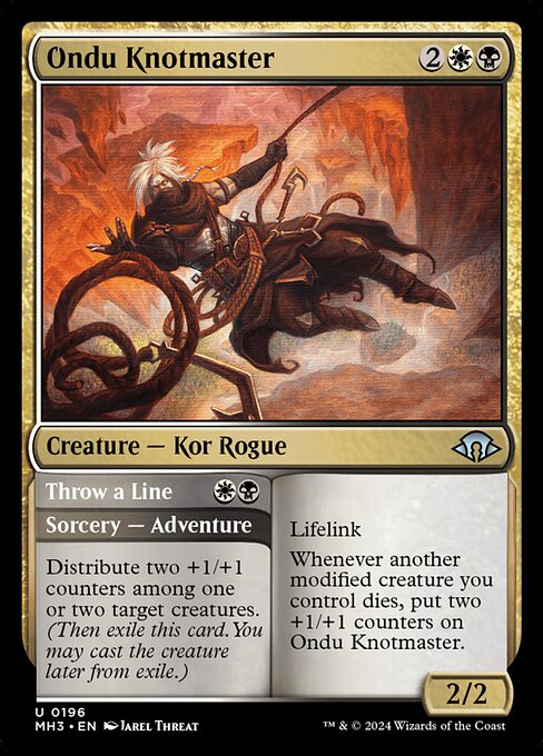 Ondu Knotmaster // Throw a Line - 196 (Normal) Near Mint_Non-Foil