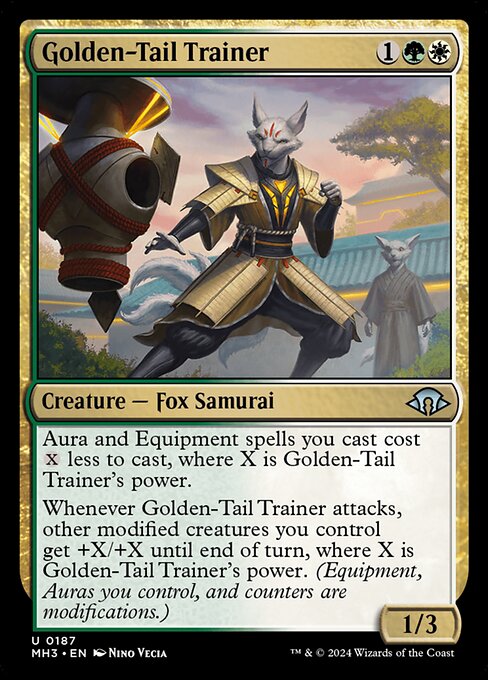 Golden-Tail Trainer - 187 (Normal) Near Mint_Non-Foil