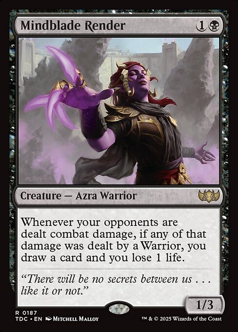 Mindblade Render TDC #187 Non-Foil