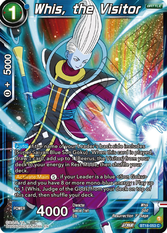 Whis, the Visitor - BT18-053 (Normal) Near Mint_Normal