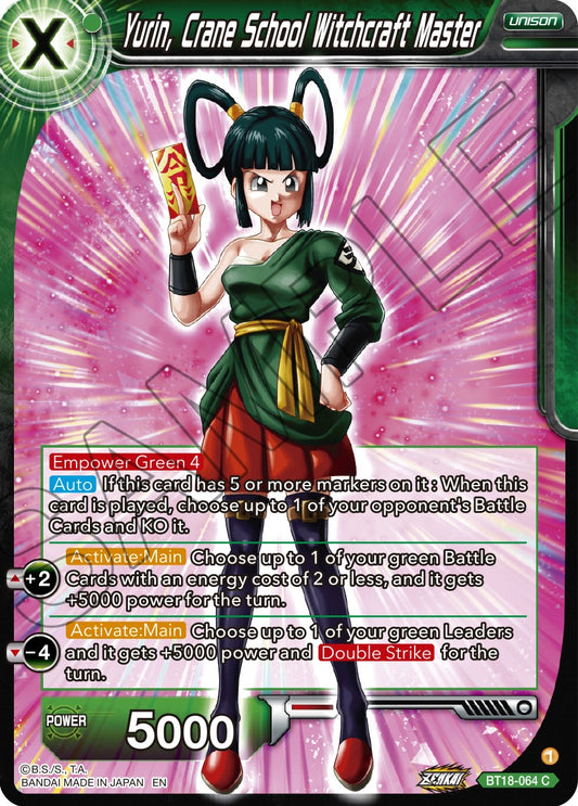 Yurin, Crane School Witchcraft Master - BT18-064 (Normal) Near Mint_Normal