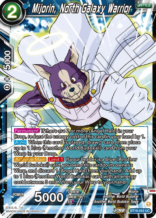 Mijorin, North Galaxy Warrior - BT18-043 (Normal) Near Mint_Normal