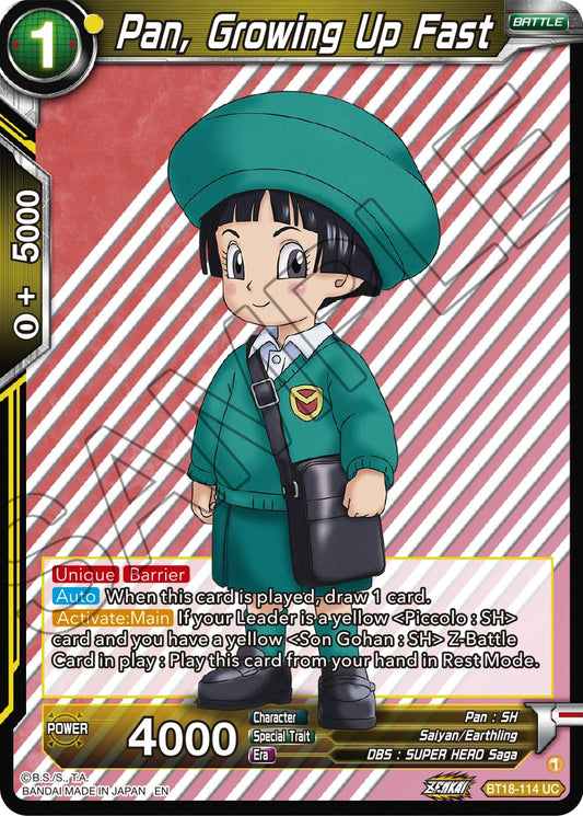Pan, Growing Up Fast - BT18-114 (Foil) Near Mint_Foil