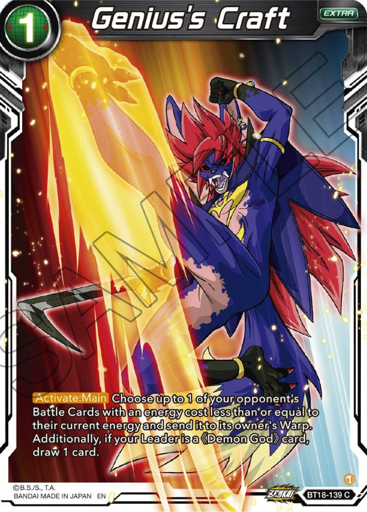 Genius's Craft - BT18-139 (Foil) Near Mint_Foil
