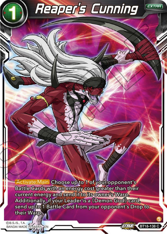 Reaper's Cunning - BT18-138 (Normal) Near Mint_Normal