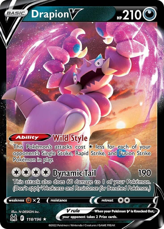 Drapion V - 118/196 (Holo)