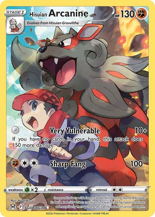 Hisuian Arcanine - TG08/TG30 (Holo)
