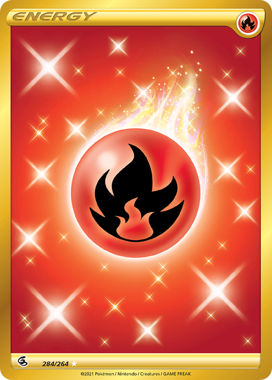 Fire Energy (Secret) - 284/264 (Foil) Near Mint_Foil