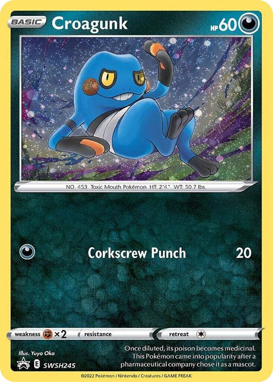 Croagunk - SWSH245 (Cosmos Holo) - SWSH245 (Holo)