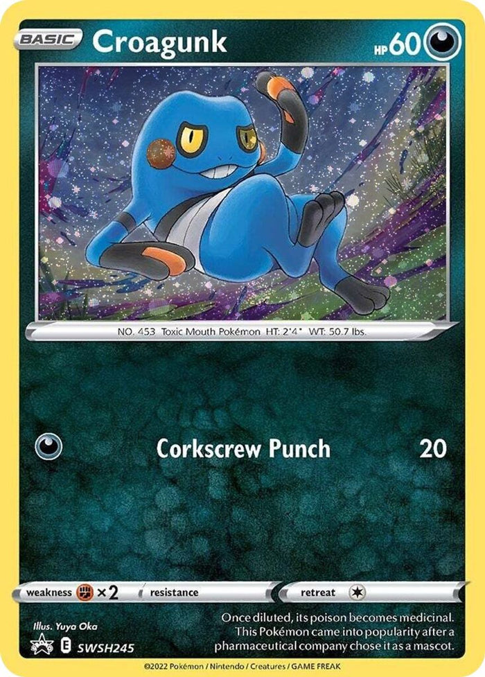 Croagunk - SWSH245 (Cosmos Holo) - SWSH245 (Holo)