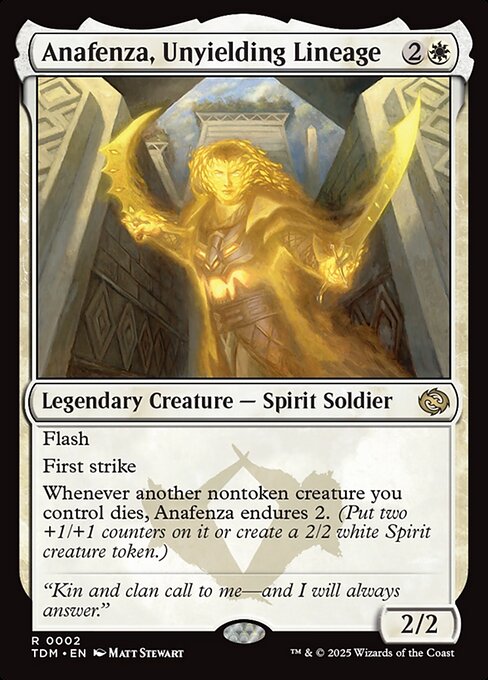 Anafenza, Unyielding Lineage - 2 (Normal) Near Mint_Non-Foil
