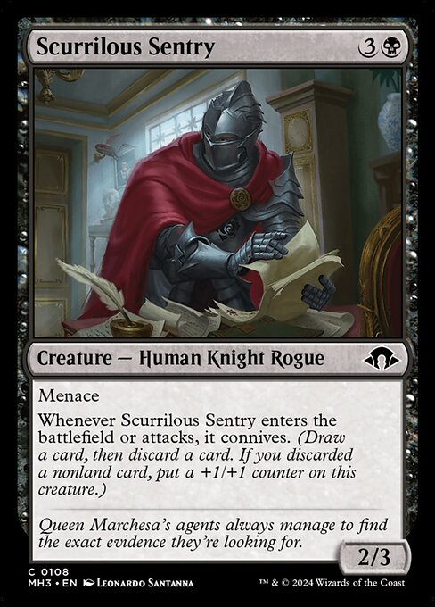 Scurrilous Sentry - 108 (Normal) Near Mint_Non-Foil