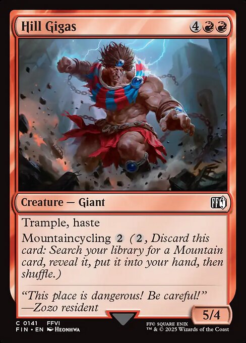 Hill Gigas - 141 (Normal) Near Mint_Non-Foil