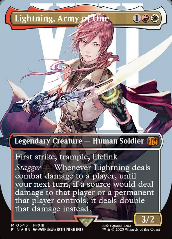 Lightning, Army of One - 545 (Surge Foil)