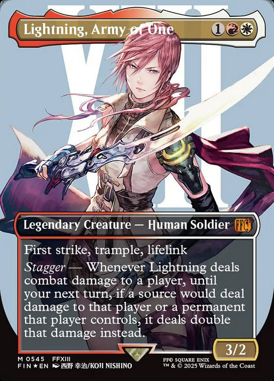 Lightning, Army of One - 545 (Surge Foil)