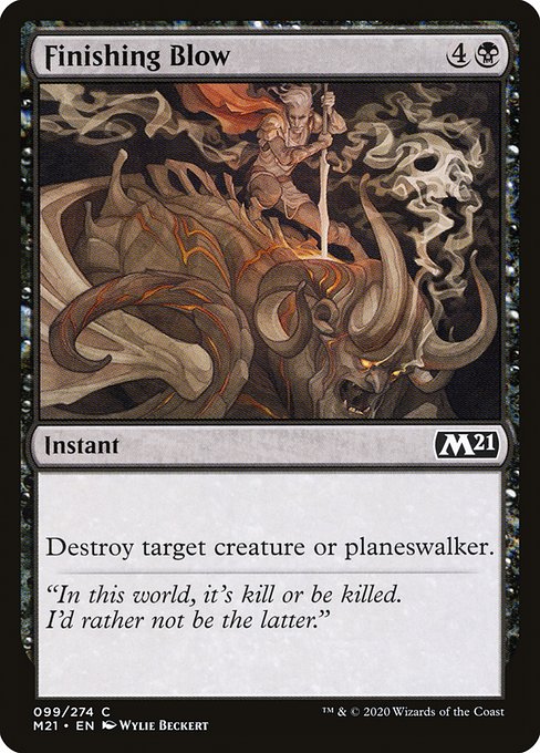Finishing Blow - 99 (Foil) Near Mint_Foil