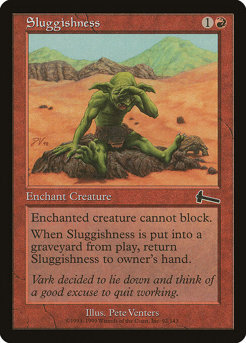 Sluggishness ULG #92 Non-Foil