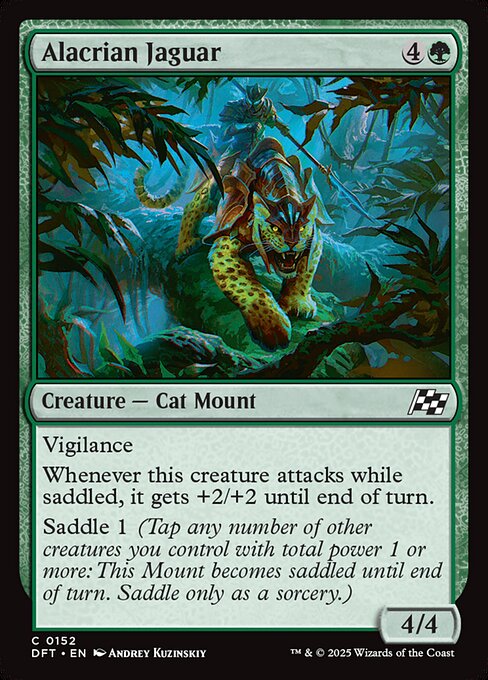 Alacrian Jaguar - 152 (Normal) Near Mint_Non-Foil