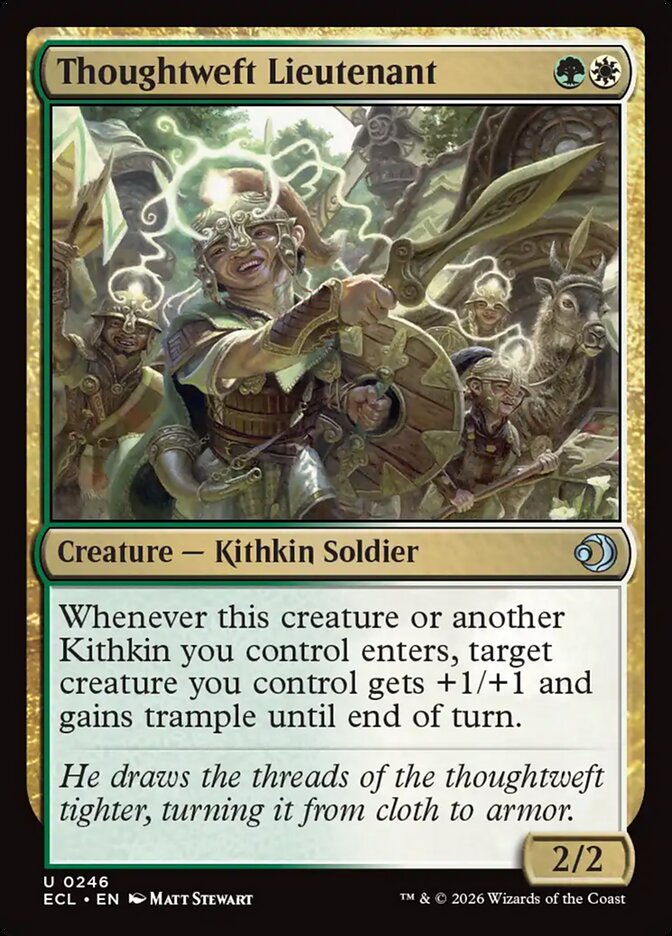 Thoughtweft Lieutenant - 246 (Foil)