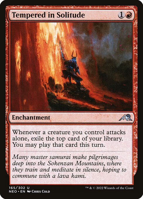 Tempered in Solitude NEO #165 Non-Foil