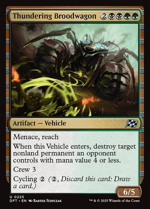 Thundering Broodwagon - 225 (Normal) Near Mint_Non-Foil