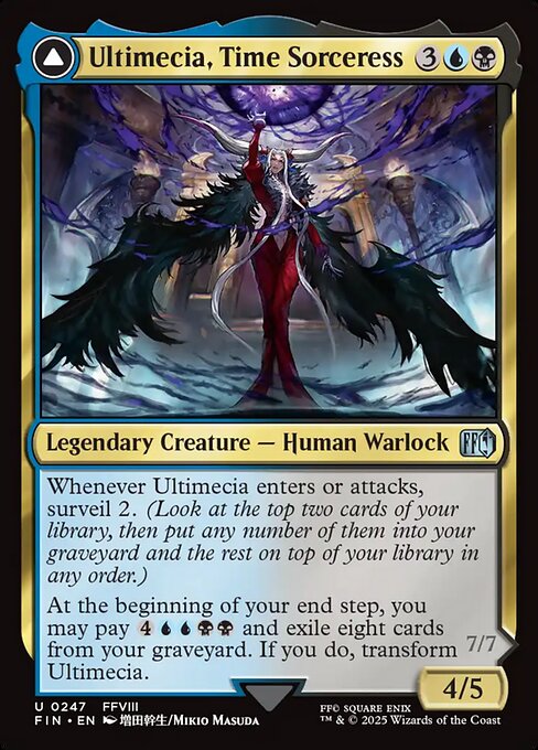 Ultimecia, Time Sorceress // Ultimecia, Omnipotent - 247 (Normal) Near Mint_Non-Foil