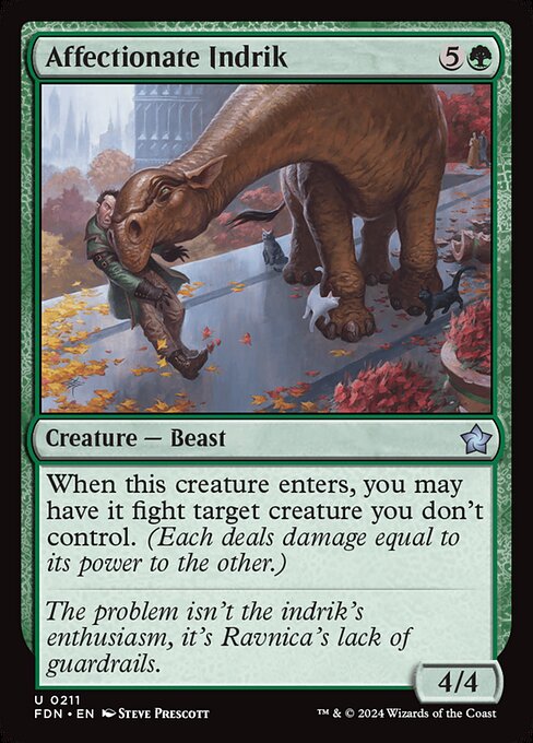 Affectionate Indrik (Non Foil) near_mint
