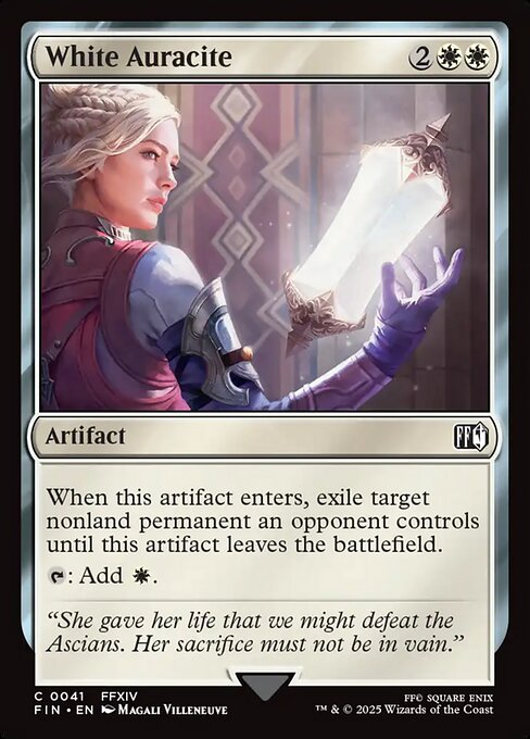 White Auracite - 41 (Normal) Near Mint_Non-Foil