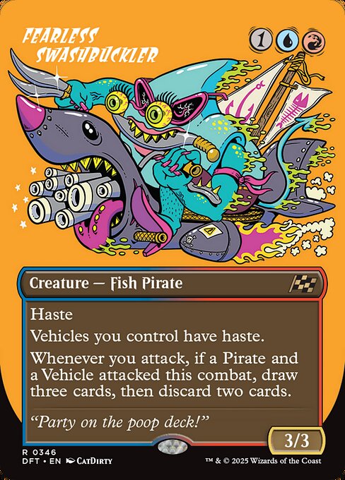 Fearless Swashbuckler DFT #346 Non-Foil