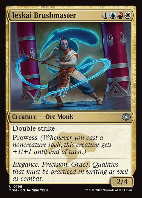 Jeskai Brushmaster - 195 (Normal) Near Mint_Non-Foil