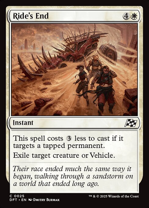 Ride's End - 25 (Normal) Near Mint_Non-Foil