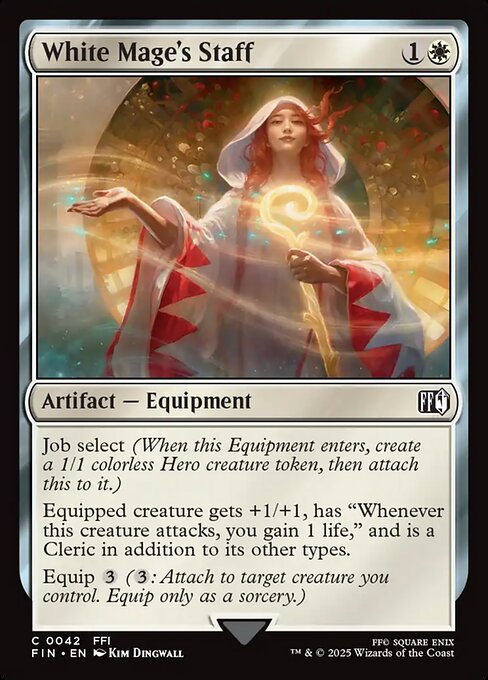 White Mage's Staff - 42 (Normal) Near Mint_Non-Foil