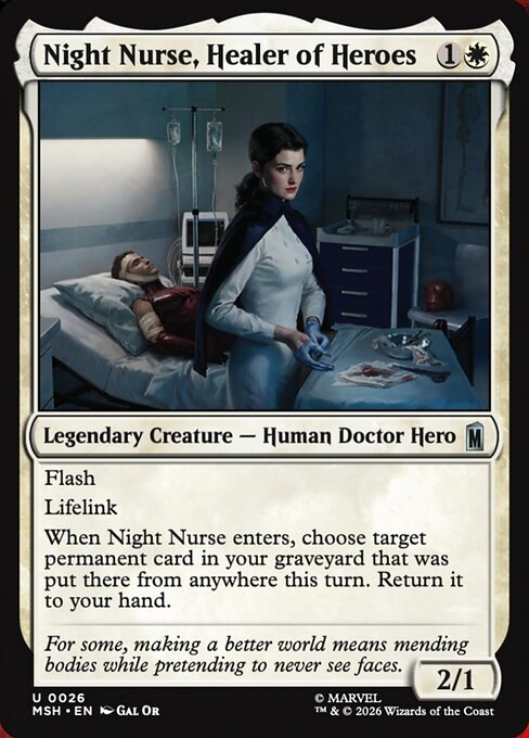 Night Nurse, Healer of Heroes - 26 (Foil)