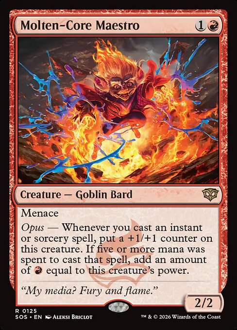 Molten-Core Maestro SOS #125 Non-Foil