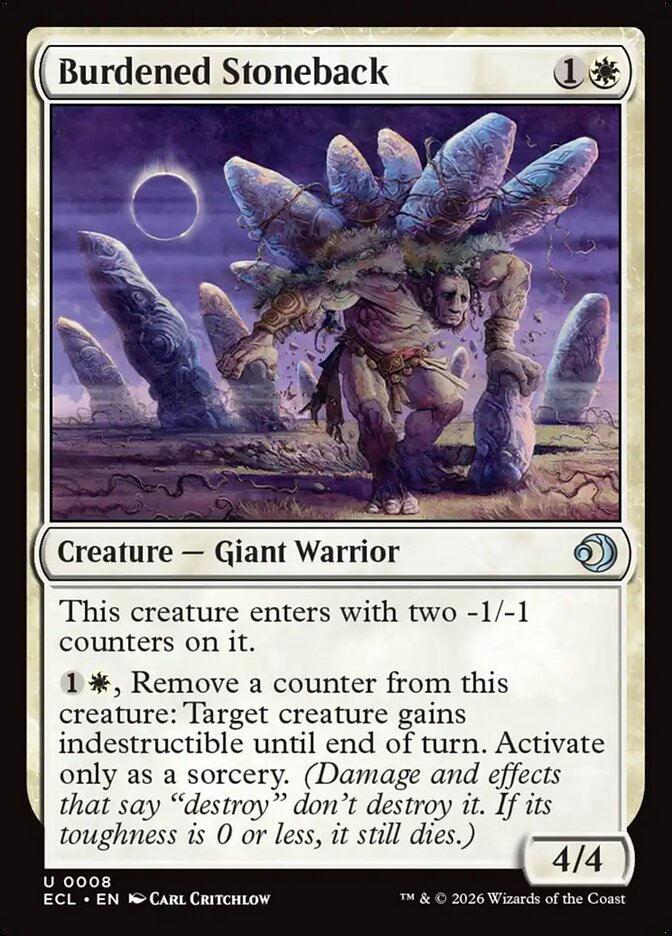 Burdened Stoneback - 8 (Foil)