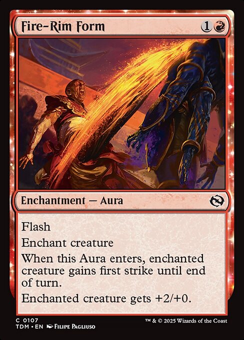 Fire-Rim Form - 107 (Normal) Near Mint_Non-Foil