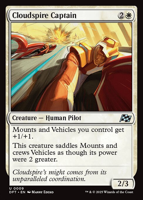 Cloudspire Captain - 9 (Normal) Near Mint_Non-Foil