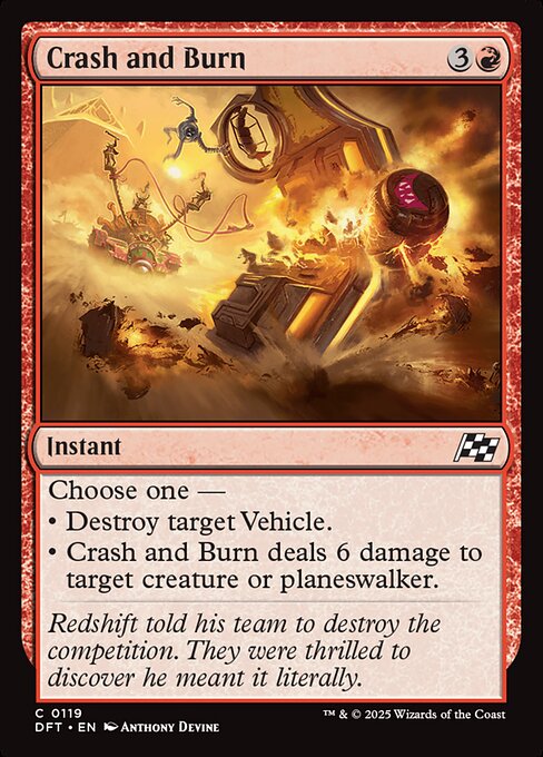 Crash and Burn - 119 (Normal) Near Mint_Non-Foil