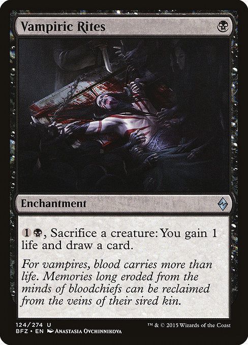 Vampiric Rites - 124 (Normal) Near Mint_Non-Foil