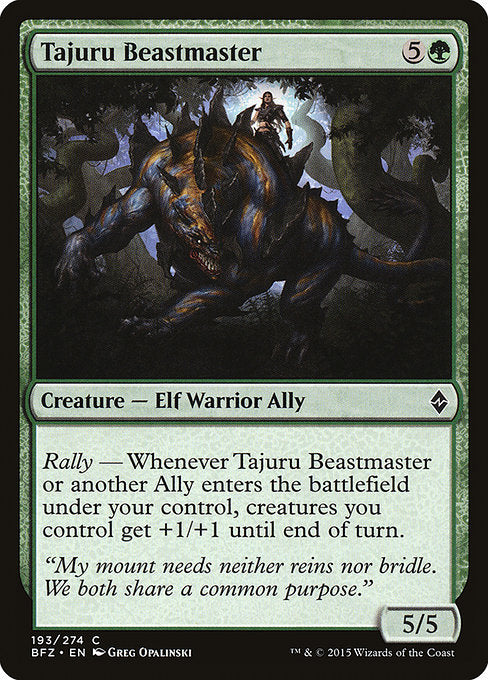 Tajuru Beastmaster - 193 (Normal) Near Mint_Non-Foil