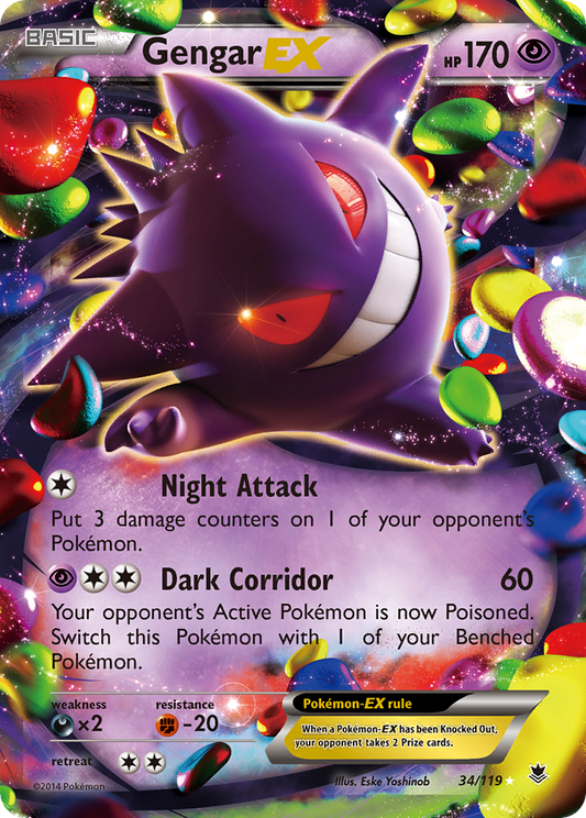 Gengar EX - 34 (Foil) Near Mint_Foil