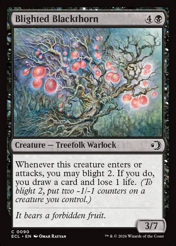 Blighted Blackthorn - 90 (Foil)
