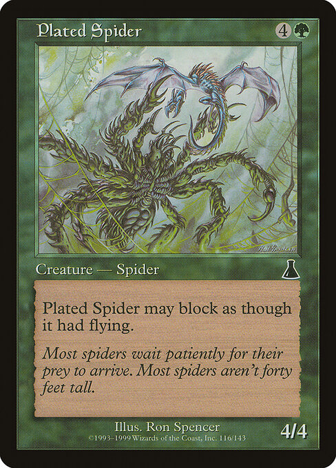Plated Spider UDS #116 Non-Foil