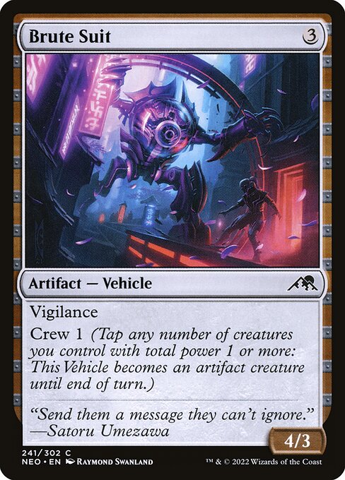 Brute Suit NEO #241 Non-Foil